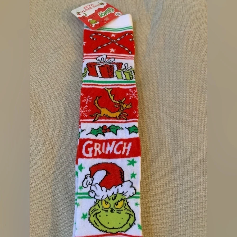 The Grinch Knee Length Socks